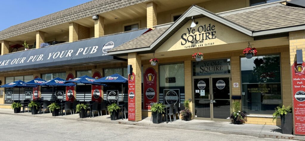 Ye Olde Squire's Patio in Aldershot Ontario