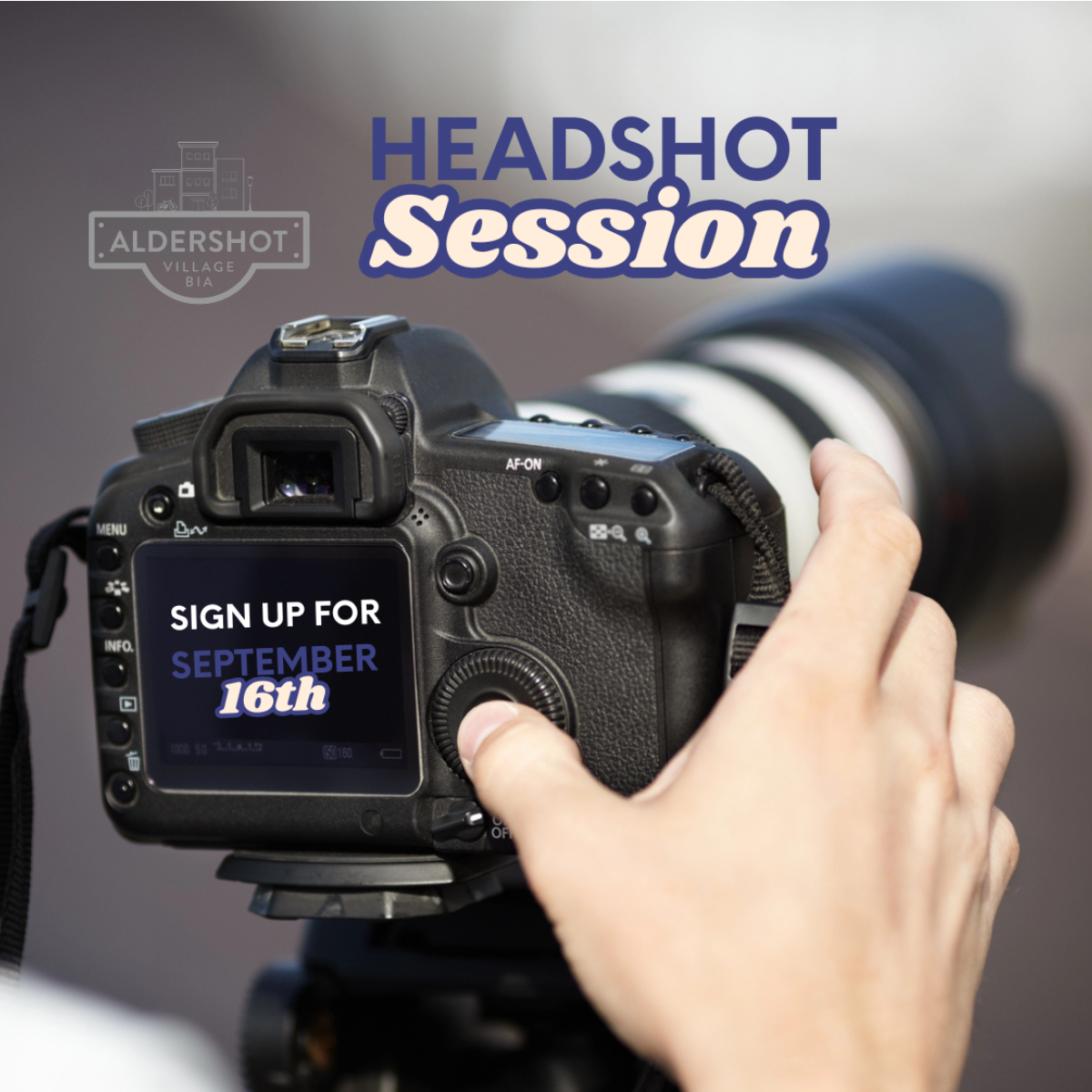 Headshot Session For Aldershot BIA Business Members